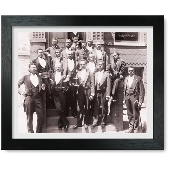 Framed Print: Law Graduating Class At Howard University, Washington, D.C., 1900