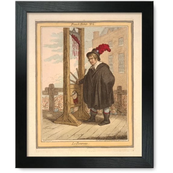 Framed Print: Le Boureau, 1798