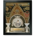 thumbnail image 1 of Framed Print: Library of Congress, Mural Philosophy By Robert Reid., 1 of 3