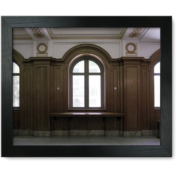 Framed Print: Lobby Arched Windows, U.S. Custom House, Houston, Texas, 2008