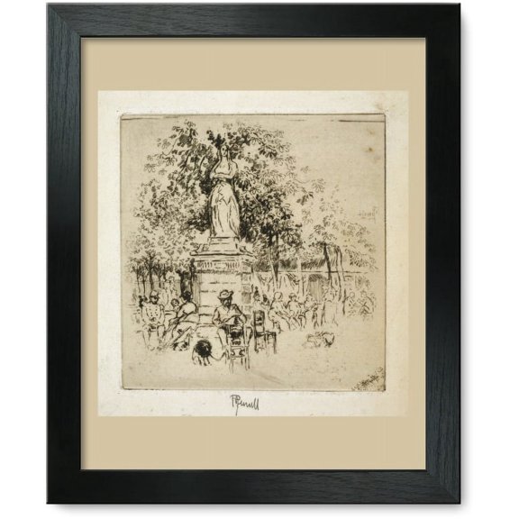 Framed Print: Luxembourg Gardens, 1893