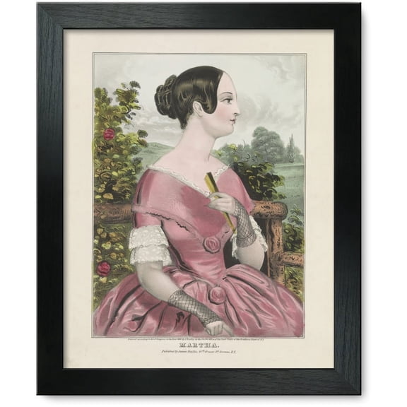 Framed Print: Martha, 1848