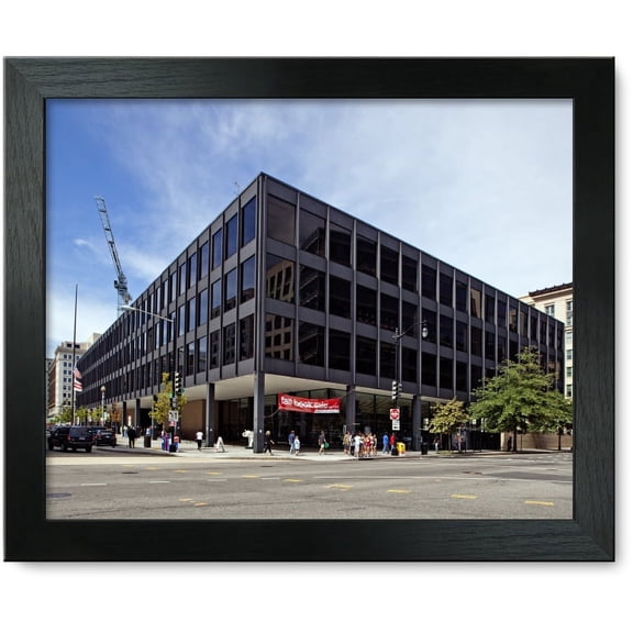 Framed Print: Martin Luther King Jr. Memorial Library, 901 G St., NW, Washington