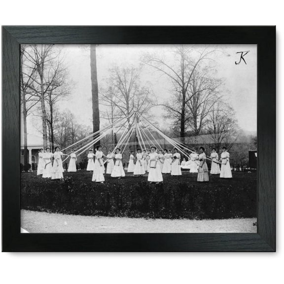 Framed Print: May Day Festivities, Forest Glen, Md., 1907