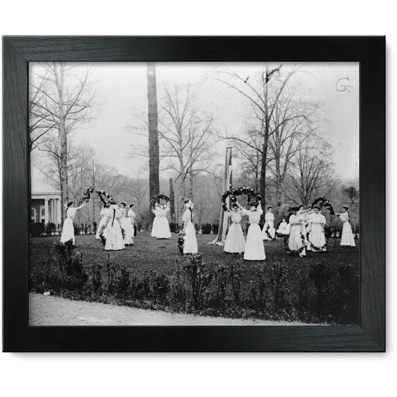 Framed Print: May Day Festivities, Forest Glen, Md., 1907