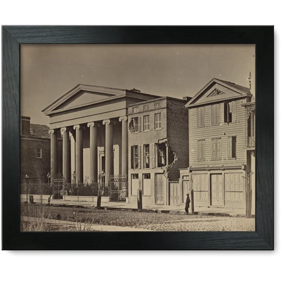 Framed Print: Meeting Street, Charleston, South Carolina, circa 1861