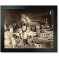 thumbnail image 1 of Framed Print: Men Carving Sculpture For The Library Of Congress Thomas Jefferson, 1 of 3