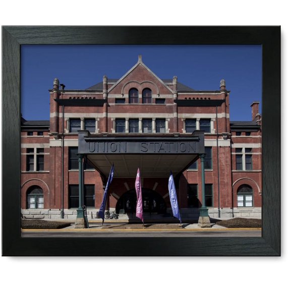 Framed Print: Montgomery Union Station And Trainshed, Montgomery, Alabama, 2010