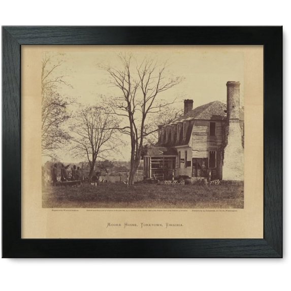 Framed Print: Moore House, Yorktown, Virginia, 1862