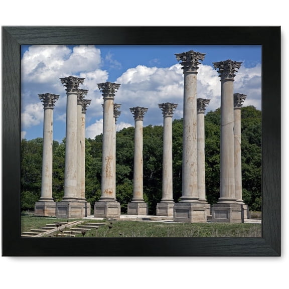 Framed Print: National Capitol Columns At The United States National Arboretum