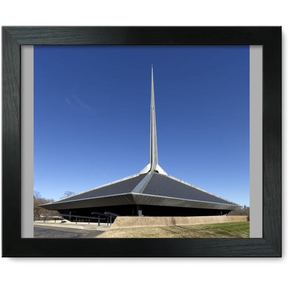 Framed Print: North Christian Church, Designed By Eero Saarinen, Columbus