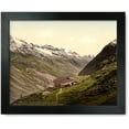 thumbnail image 1 of Framed Print: Oetz Valley, View From Hochjoch Hotel With The Wildspitze, Tyrol, 1 of 3