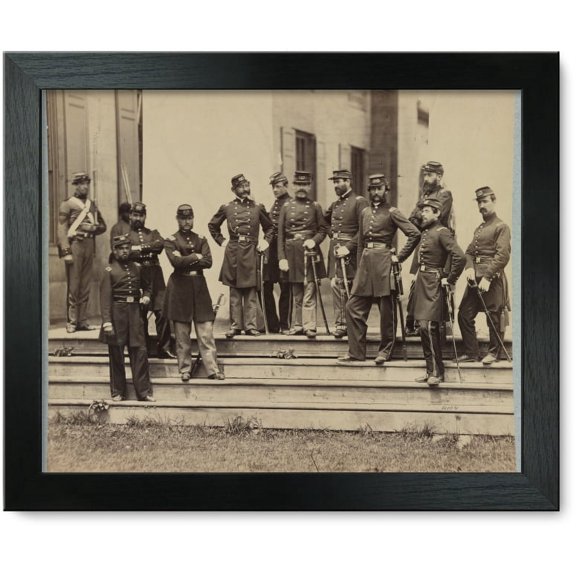 Framed Print: Officers Of 8th New York State Militia, Arlington, Va., June, 1861