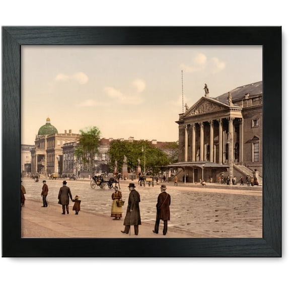 Framed Print: Opera Place, Berlin, Germany, circa 1890