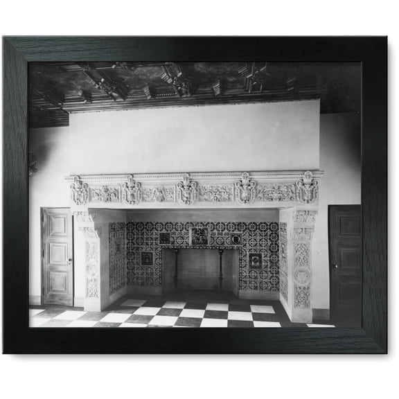 Framed Print: Pasadena, California, Mrs. Herbert Coppell Home (Interior) -