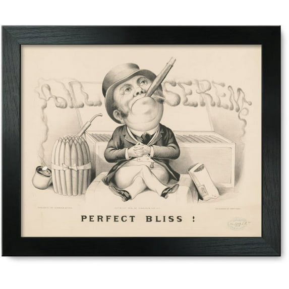 Framed Print: Perfect Bliss!, 1879