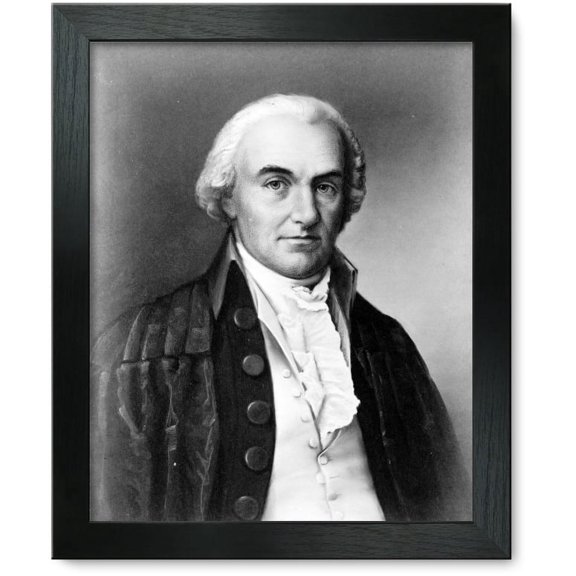 Framed Print: Photograph Of Portrait Of Oliver Ellsworth, Half-Length, Facing