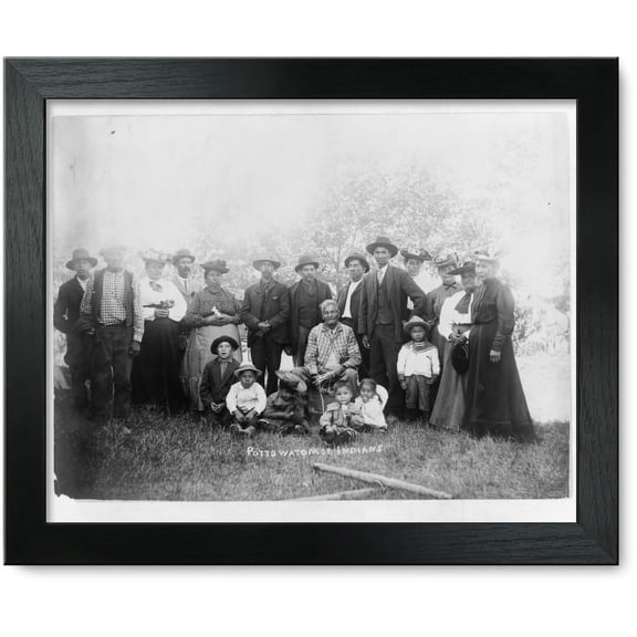 Framed Print: Pottowatomie Indians, 1906