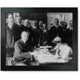 thumbnail image 1 of Framed Print: President Coolidge Signing The Cameron Bill Which Authorizes The, 1 of 3