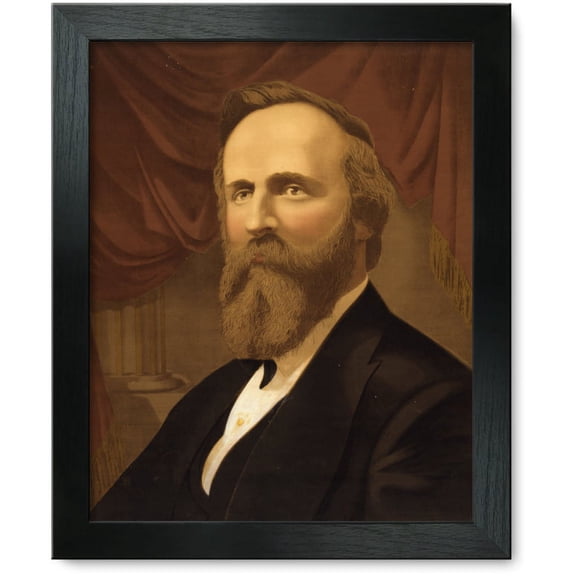 Framed Print: President--Rutherford B. Hayes, 1877