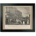 thumbnail image 1 of Framed Print: Presidential Inauguration Of Wm. H. Harrison, In Washington City, 1 of 3