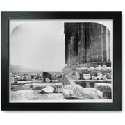 Framed Print: Profile Of The Eastern Facade, Showing The Curvature Of The