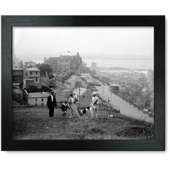 Framed Print: Quebec City, circa 1918