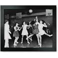 thumbnail image 1 of Framed Print: Rebound Sue Kelly In White And Ann Santorelli Of St Johns 15 Try, 1 of 3
