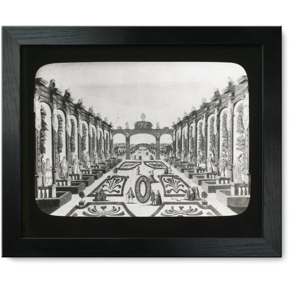 Framed Print: Reproduction Of Print Showing Axarian Pleasure Garden, Saint