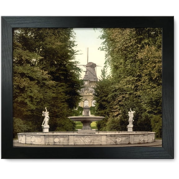 Framed Print: Sans-Souci, Potsdam, Berlin, Germany, circa 1890