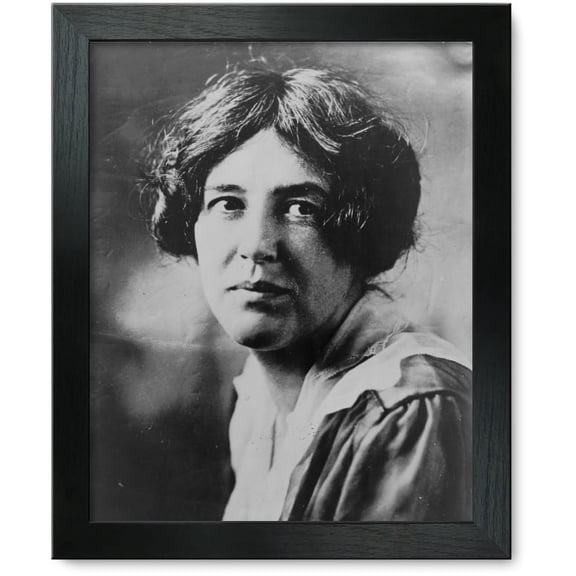 Framed Print: Sara Bard Field, Head-And-Shoulders Portrait, Facing Slightly Left