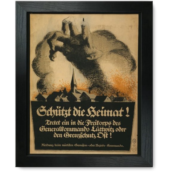 Framed Print: Schutzt Die Heimat!, 1919