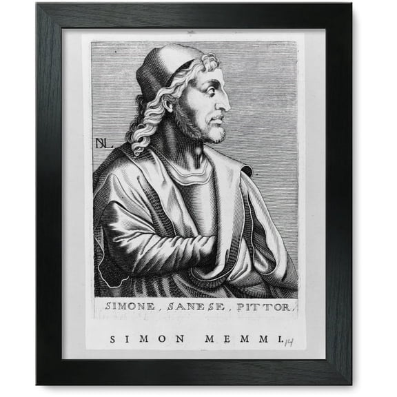 Framed Print: Simone, Sanese, Pittor, Simon Memmi, circa 1500
