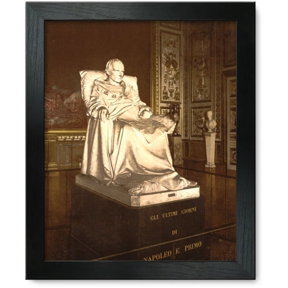 Framed Print: Statue Of Napoloen I, Dying, Versailles, France, circa 1890