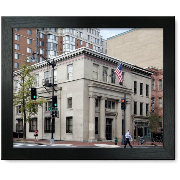 Framed Print: Street Scene, H St. Between 6th And 7th St., Chinatown, NW