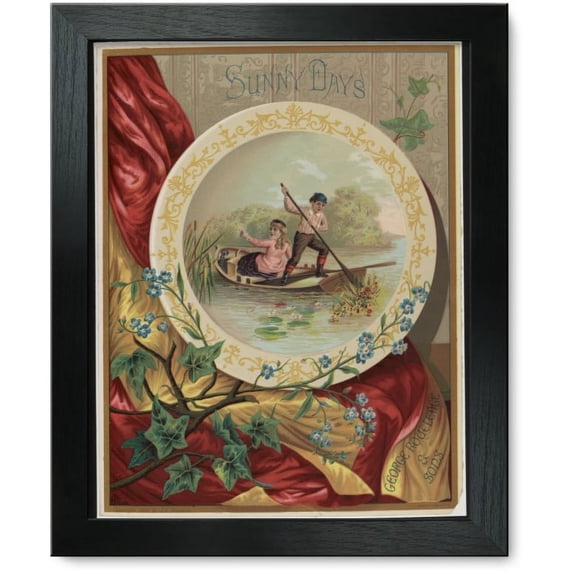 Framed Print: Sunny Days, 1882