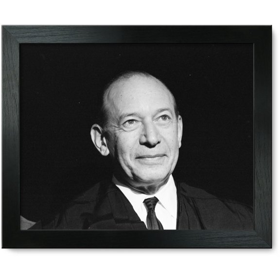 Framed Print: Supreme Court Justice Abe Fortas, Head-And-Shoulders Portrait