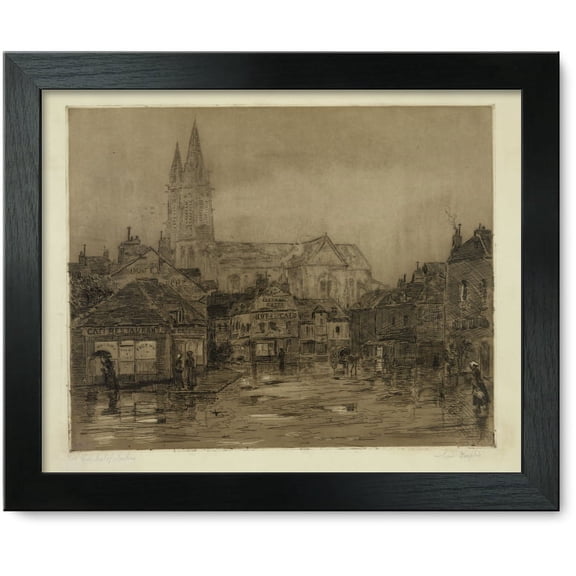 Framed Print: The Cathedral Of Moulins