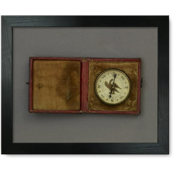 Framed Print: The Compass Used By John Wilkes Booth When He Tried To Escape