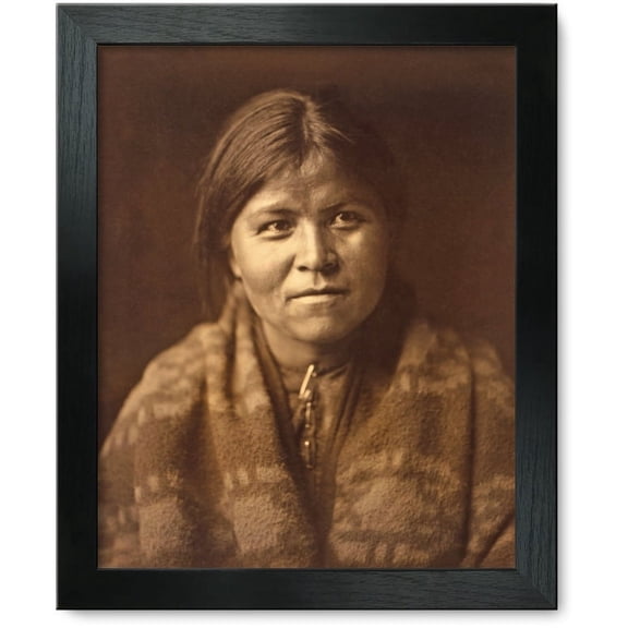 Framed Print: The Daughter Of The Desert--Navaho, 1904