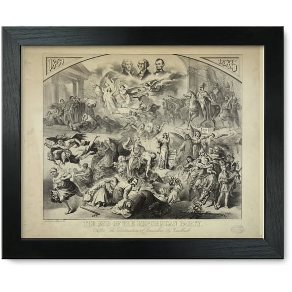 Framed Print: The End Of The Republican Party After The Destruction Of Jerusalem