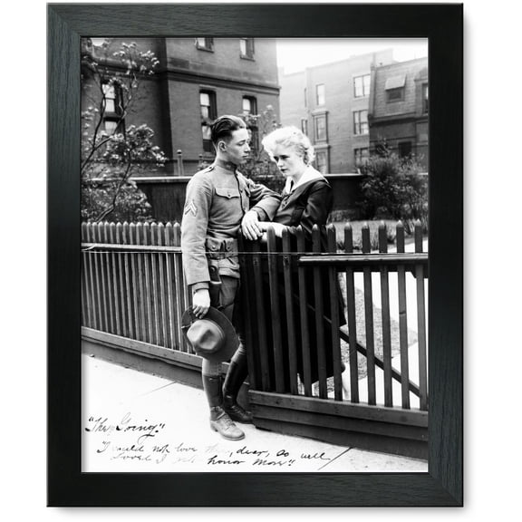 Framed Print: The Going, 1917