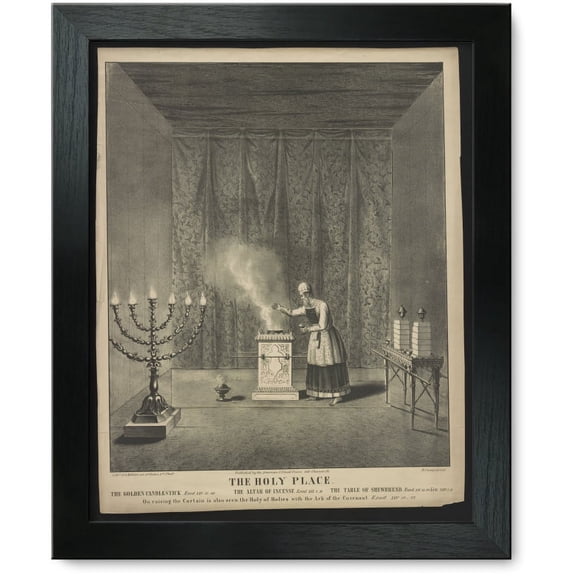 Framed Print: The Holy Place, circa 1849