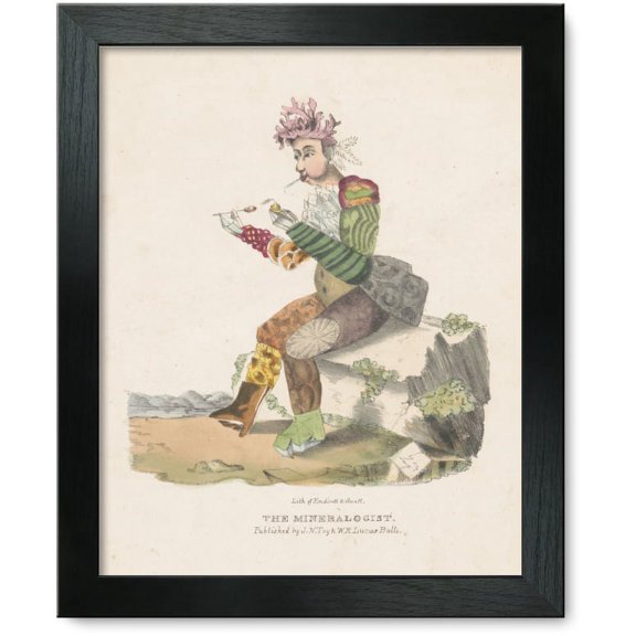 Framed Print: The Mineralogist