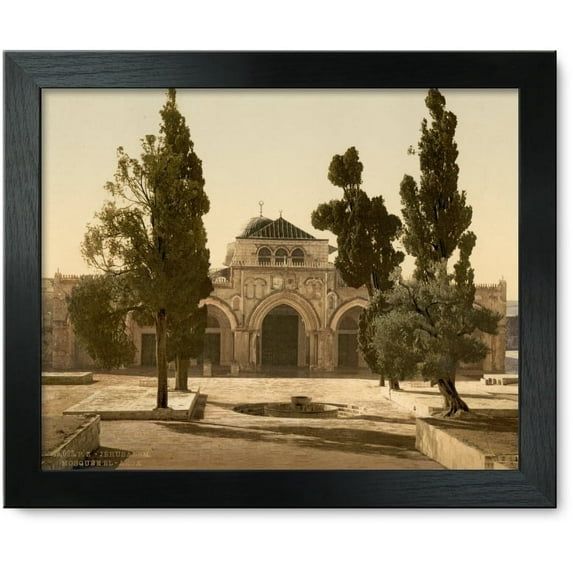 Framed Print: The Mosque Of El-Aksa, Jerusalem, Holy Land, circa 1890