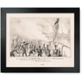 thumbnail image 1 of Framed Print: The Repulsion Of The Mexicans, And Bombardment Of Metamoras; By The, 1 of 3