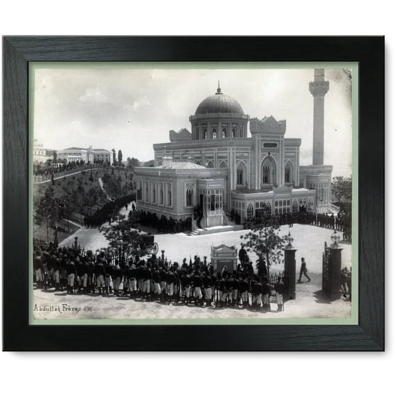 Framed Print: The Selamlik (Sultan's Procession To The Mosque) At The Hamidiye