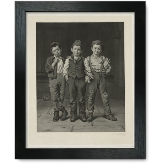 Framed Print: The Three (Scape) Graces, 1881