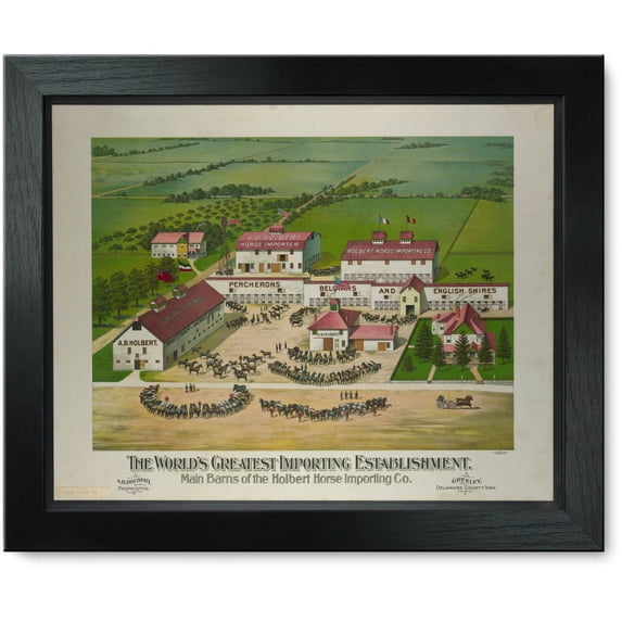 Framed Print: The World's Greatest Importing Establishment
