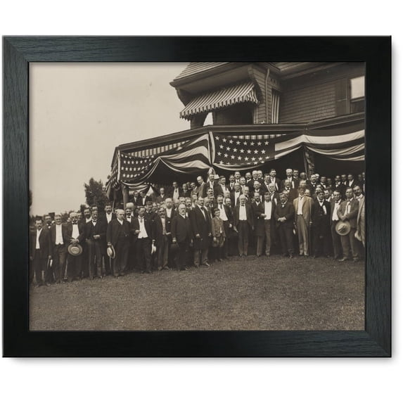 Framed Print: Theodore Roosevelt, Joseph Cannon, Members Of The Republican